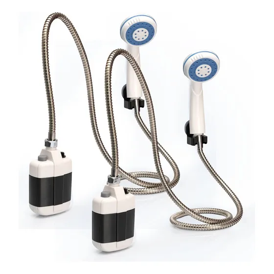 Set X2 Regadera Portátil Usb Recargable Ducha Racionamiento