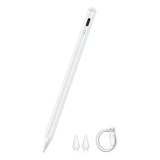 Lápiz Óptico Waggs Stylus+Pen Rechazo Palma para iPad 2018-2024 Blanco | Cuotas sin interés