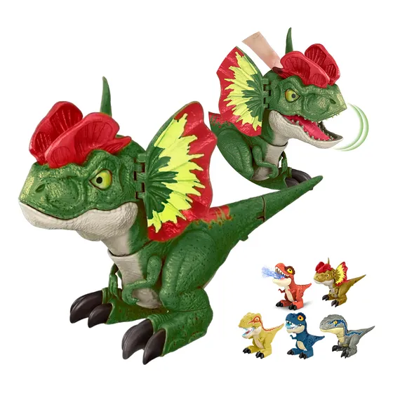 Dinosaurio Juguete Humo Vaporizador Luz Sonido Rugido Pilas