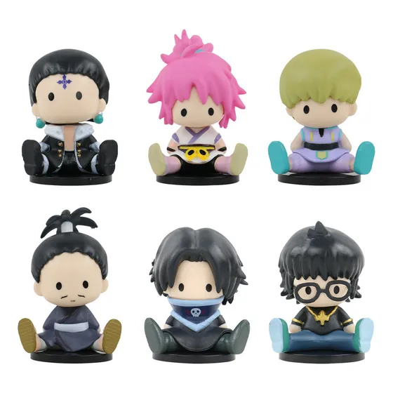 Mz 6 Peças Petadoll Hunter × Hunter Anime Toys Para