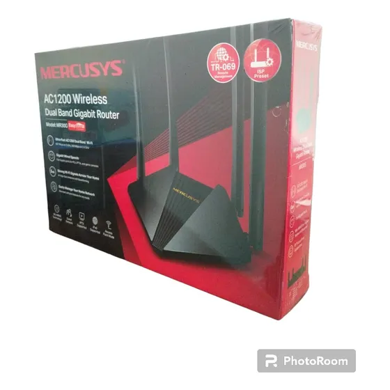 Router Gigabit Mercusys Mr30g Dobleband Ac1200 Fibra Optica