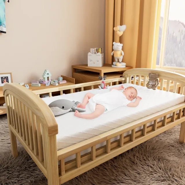 Colchón Para Cuna Memory Foam Confort 70x130x10cm En Caja