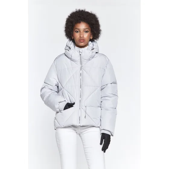 Campera Mujer Inflada Capucha Ember Puffers