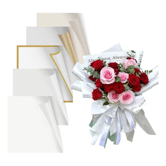 100 Hojas De Papel Coreano Para Ramos Bouquet Floral Surtido