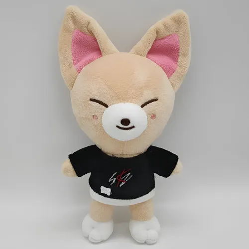 Pelúcia Skzoo Personagem Foxi.ny Stray Kids Cartoon 20cm Cor Nude