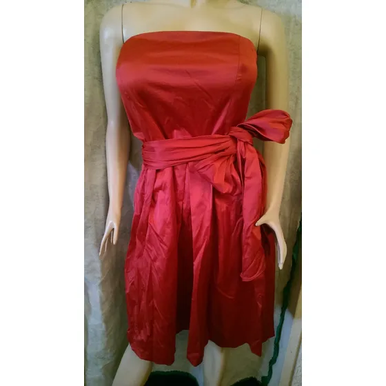 Vestido Talla L Y Xl - Color Rojo- 80cm De Largo- Marca Zara