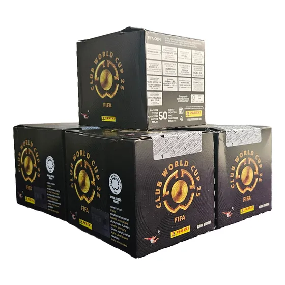 Caja 50 Sobres Mundial De Clubes 2025 Panini Fifa Mundial De Clubes Mundial De Clubes