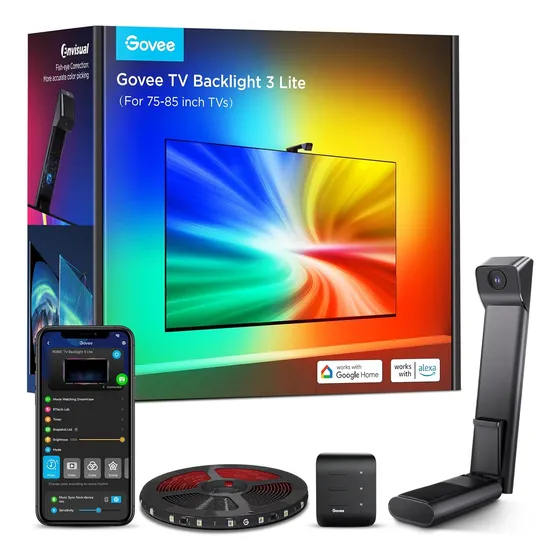 Govee Tv Backlights Inmersion Kit Cámara Ambilight 75' Y 85'