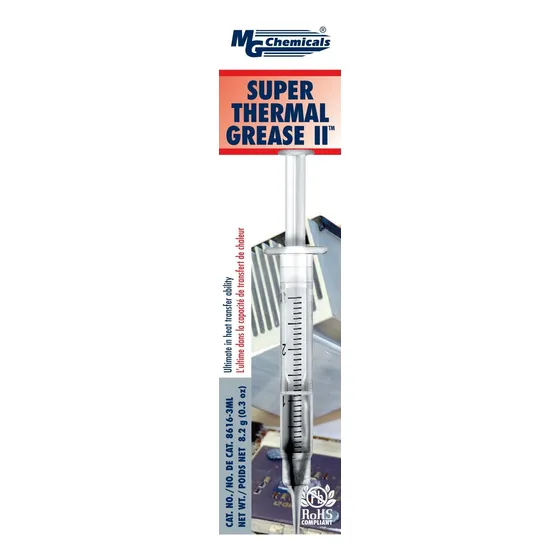 Mg Chemicals Super Thermal Grasa 2 Sin Silicona Sangrado