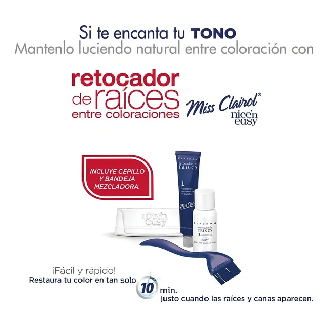 Tinte Permanente Miss Clairol 48 Castaño Oscuro