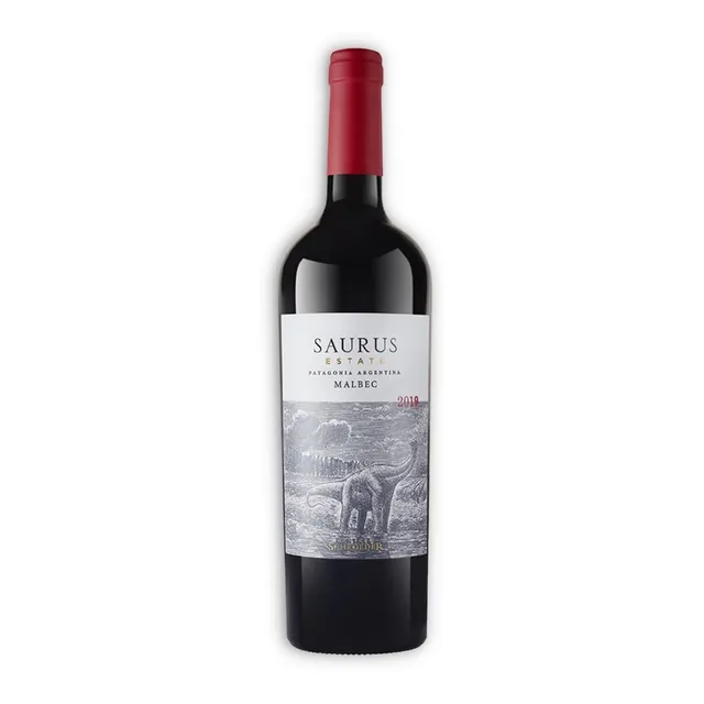 Saurus Estate Vino Malbec 750ml Familia Shroeder Patagonia
