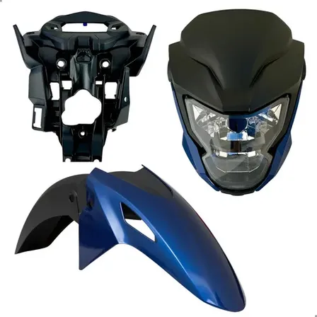 Frente Titan 2025 Paralama 2025 Adaptada Cg160 Fan Titan 160 Azul Spencer