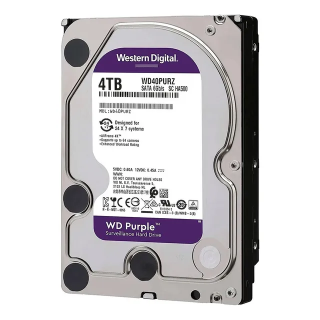 Disco Duro Western Digital  Sata 4tb Wd Purple