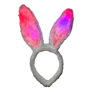 20 Diadema Conejo Luz Led Luminosa Orejas Fiesta Boda Batuca 20 Diadema Conejo Luz Led Luminosa Orejas Fiesta Boda Batuca
