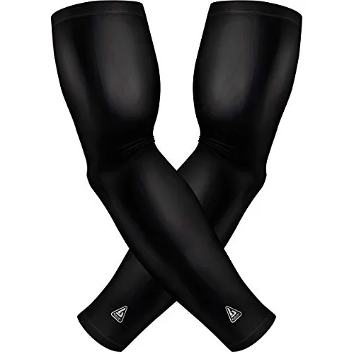 Mangas De Brazo Negro Para Hombres Mujeres Deportes Hm6n9