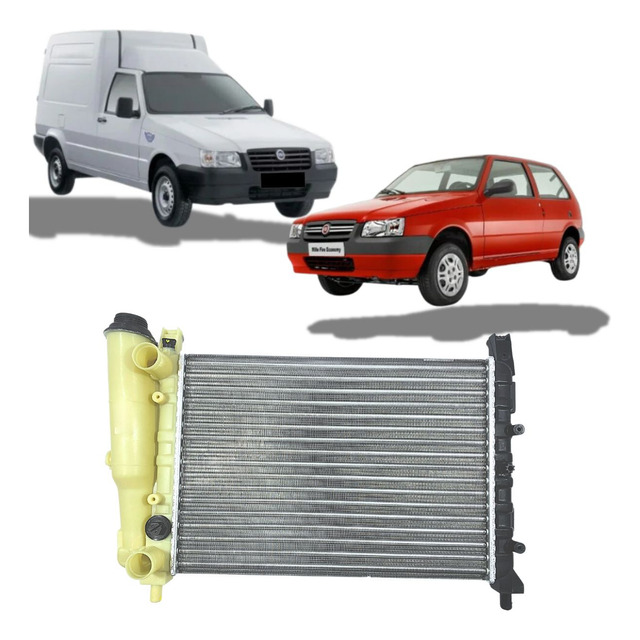 Radiador Original Fiat Uno Mille Ex Fire 1.0 8v Sem Ar 2008 Radiador Original Fiat Uno Mille Ex Fire 1.0 8v Sem Ar 2008