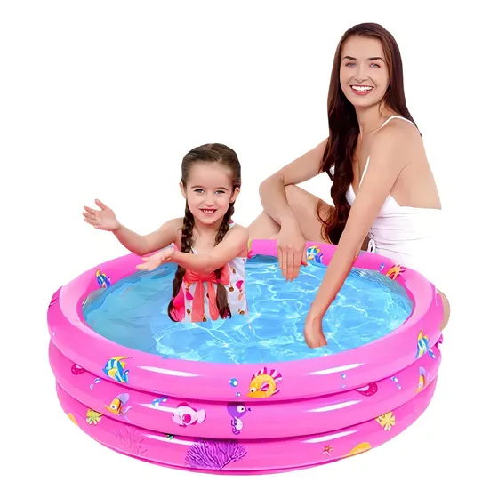 Piscinas Infantiles Inflable Piscina Para Niños Colores Color Rosado