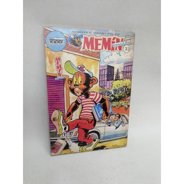 Cuadro Antiguo De Portada Revista Cómic Memin Pinguin 