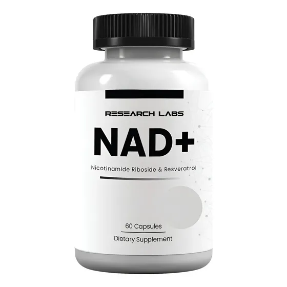 NAD Research Labs Quercetina Resveratrol 60 Cápsulas Sin Sabor Vegan | Cuotas sin interés