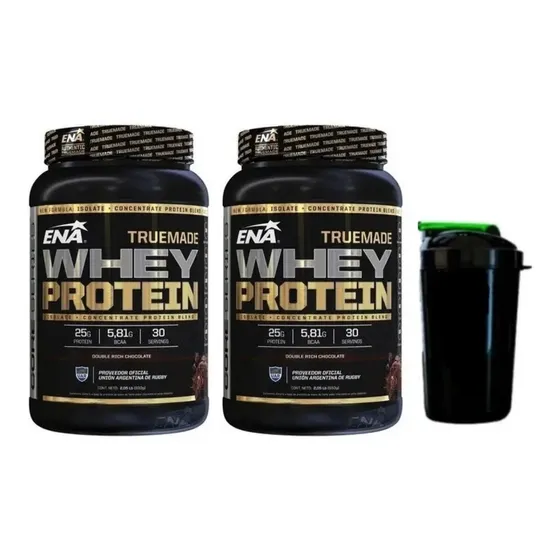 True Made Ena Whey Protein 2kg - Envío Gratis + Shaker