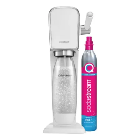 Máquina De Fabricação De Refrigerante Branco Sodastream White Art White Sodastream Creamy White Creamy White