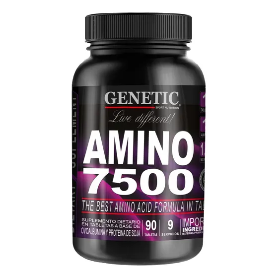 Amino 7500 Aminopéptidos Genetic X 90 Crecimiento Muscular