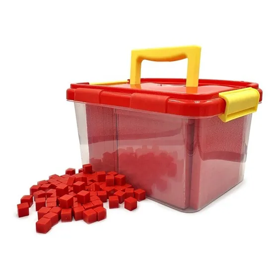 Cubo Base 10, Con Estuche Material Didáctico