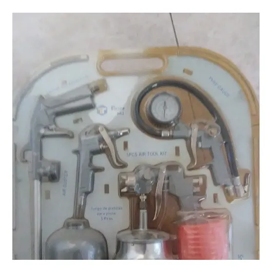 Kit De Pistolas Y Aditamentos Para Compresor