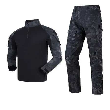 Top Y Pantalones De Traje Táctico Militar De Camuflaje