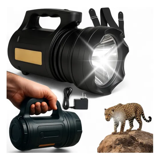 Lanterna Holofote Profissional Hyperbeam Led Potência Máxima