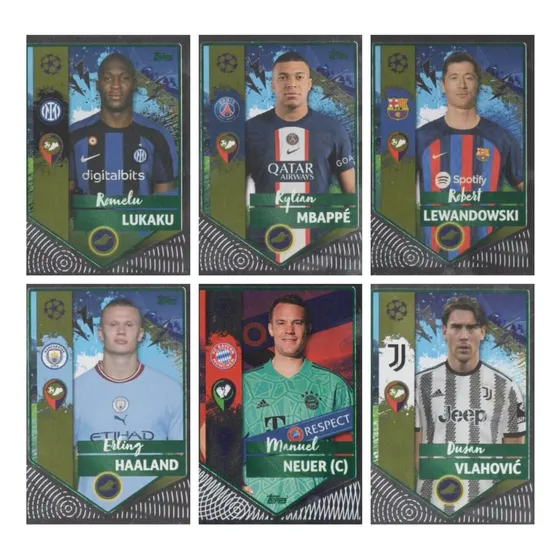 Figuritas De Fútbol A Elección - Servicio De Álbum Lleno