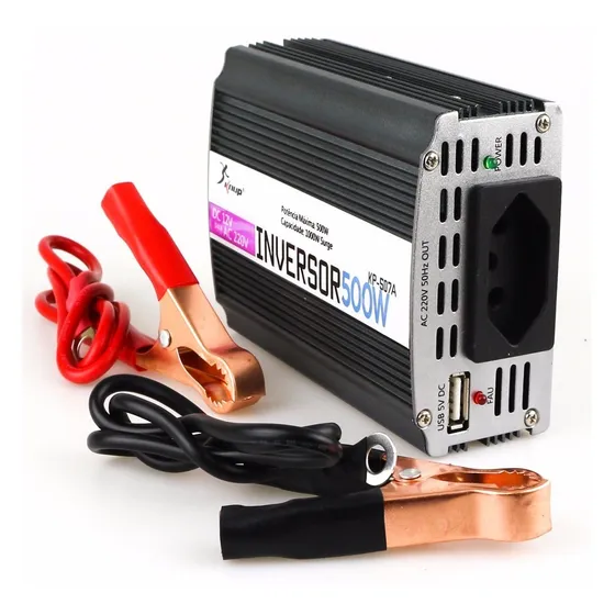 Inversor De Tensao 12v 220v 500w Knup Kp-507a Transformador