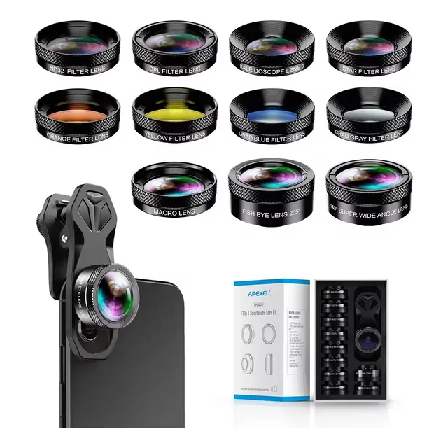 Lentes Para Celular Apexel Kit 11 En 1