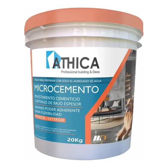 Athica Microcemento Color Máxima Resistencia 25m2 | 20kg