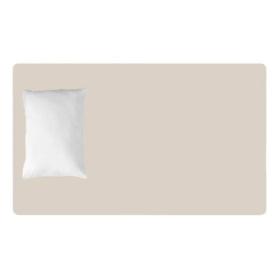 Sábana Inferior Ajustable 1 Plaza 100% Algodón Línea Plus Diseño De La Tela Tostado (beige)