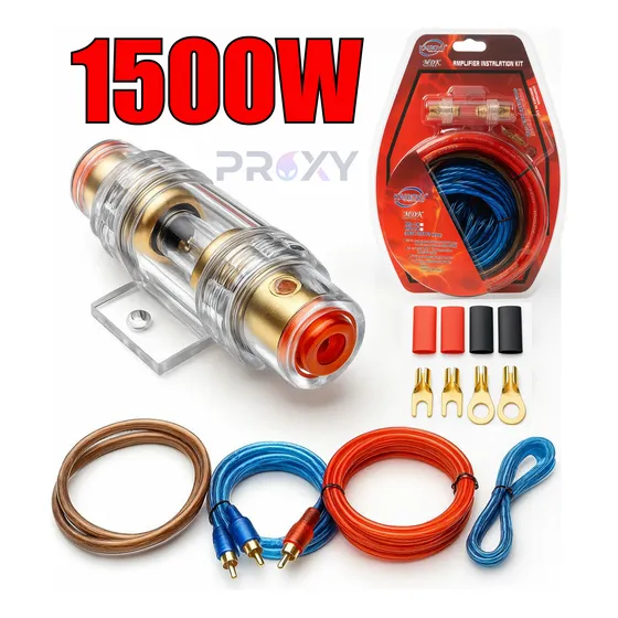 Kit Instalacion Sonido Planta Cable Aguanta 1500 Watts