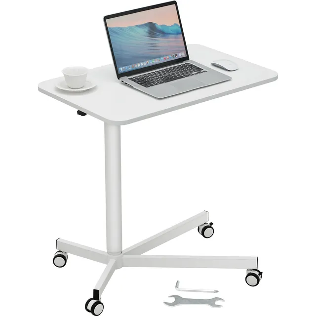 Mesa Portatil Para Laptop 44lbs Con Ruedas
