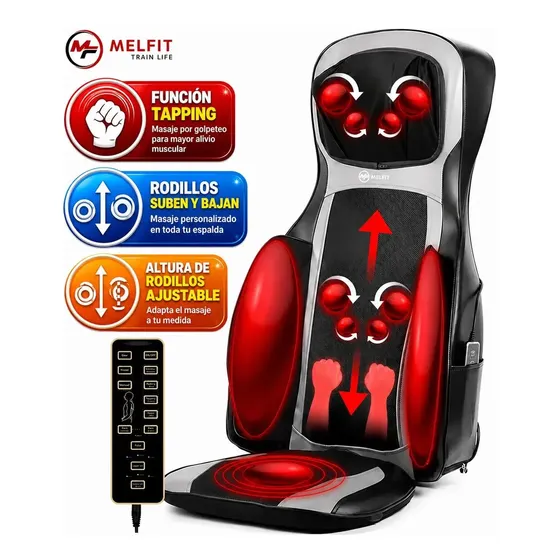 Asiento Masajeador Cervical Espalda Calor Vibracion Shiatsu