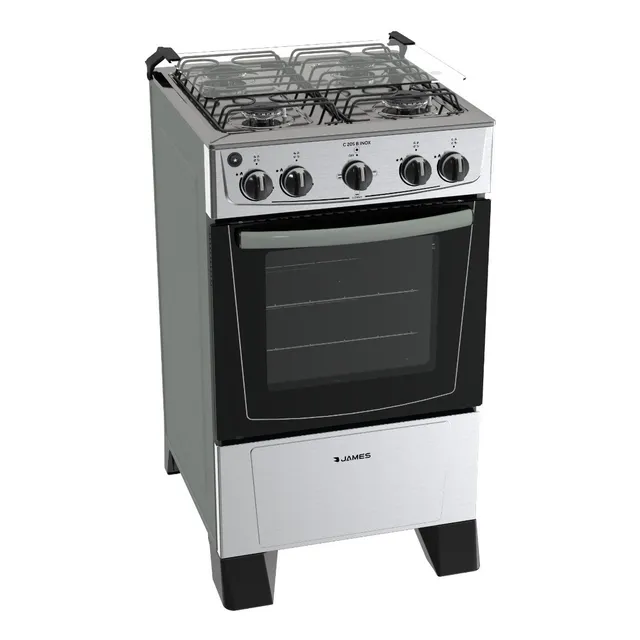 Cocina James C 205 B Inox Combinada