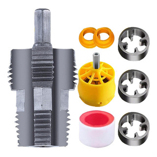 Kit De Enhebrador De Tubos Enhebrador De Tubos De Pvc Herram Kit De Enhebrador De Tubos Enhebrador De Tubos De Pvc Herram