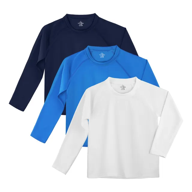 Cooraby 3 Camiseta Natacion Para Niño Upf 50+ Manga Larga