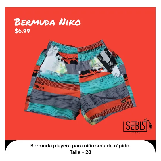Bermuda Playera Niko - Mb