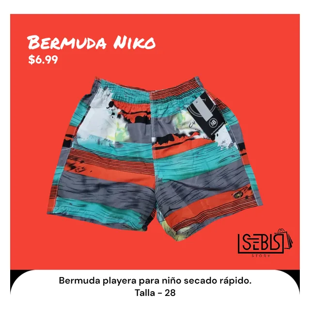 Bermuda Playera Niko - Mb