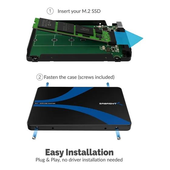 Case Enclosure Ssd Disco M2/ Miro Usb 3.0 ( Free Acronis)
