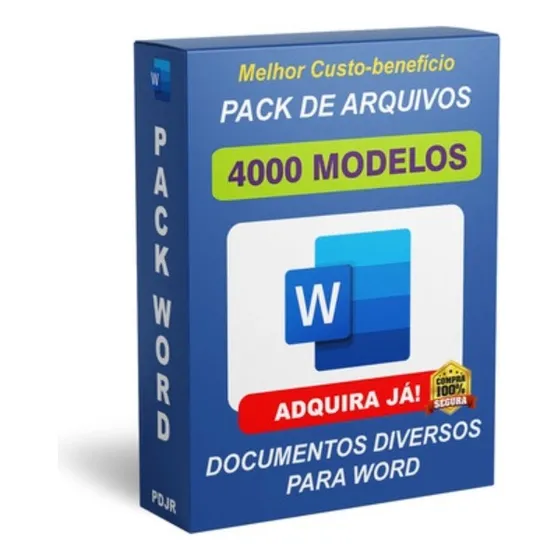 Super Pack Word + 4.000 Modelos Prontos Uso Para