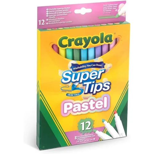 Crayola Super Tips Colores Pastel Marcadores