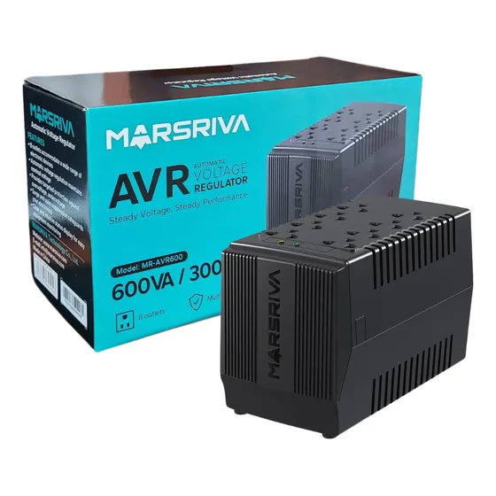Regulador Protector Voltaje Xr600 8 Tomas Monitor Pc Router