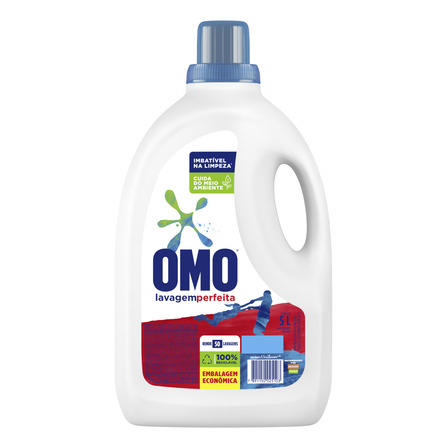 Sabão Líquido Omo Lavagem Perfeita 5l Sabão Líquido Omo Lavagem Perfeita 5l