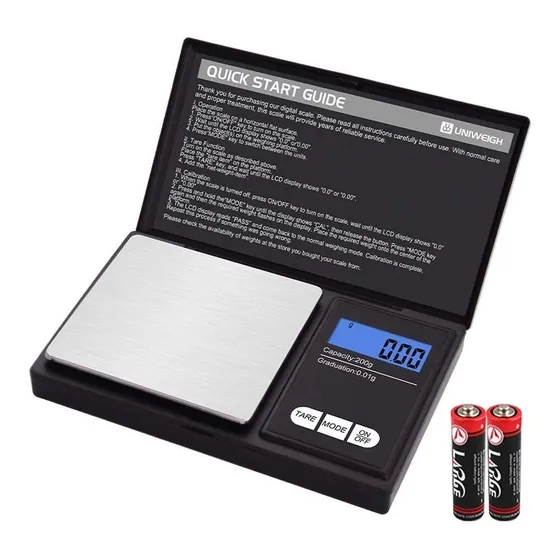 Balanza Gramera De Bolsillo Peso Digital Joyeria 500g/0,01g