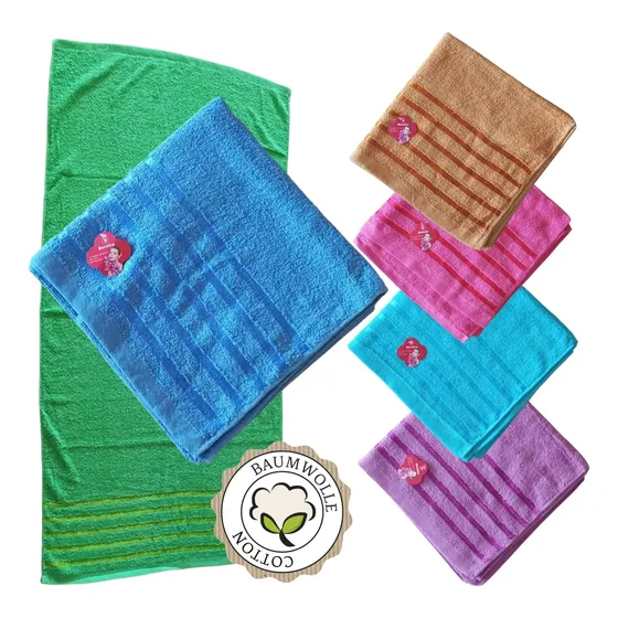 Toalla De Baño Cotton Baumwolle Algodón Tamaño 74cm X 150cm